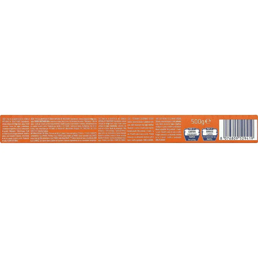 Макаронні вироби Barilla Integrale Spaghetti 500 г - фото 5