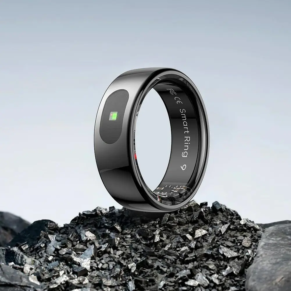 LYEAA R08 Smart Ring Монітор кисневого тиску із зарядним футляром Bluetooth Smart Ring, 10 розмір - фото 3