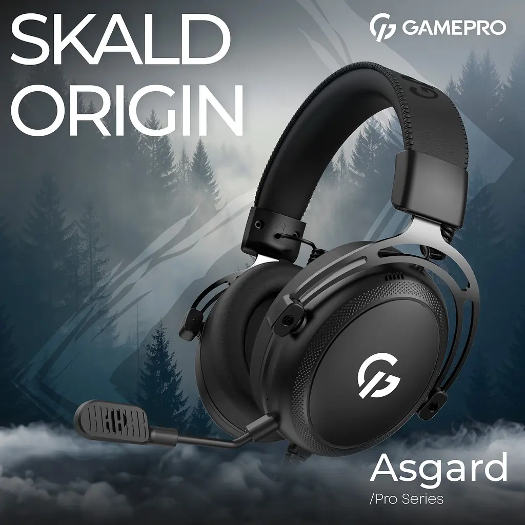Игровые наушники GamePro Asgard Skald Origin HS850B Black [150892] - фото 8