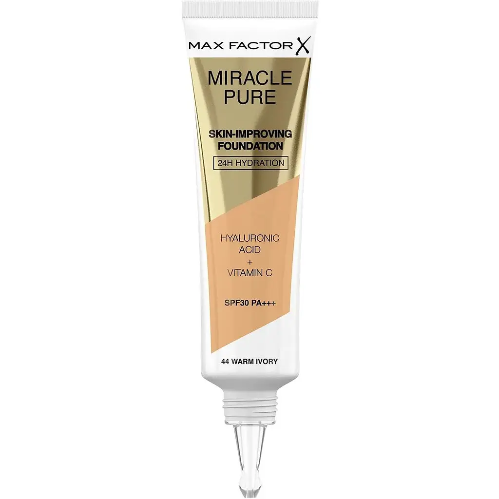 Тональная основа Max Factor Miracle Pure Skin-Improving Foundation SPF30 тон 044 (Warm Ivory) 30 мл - фото 2