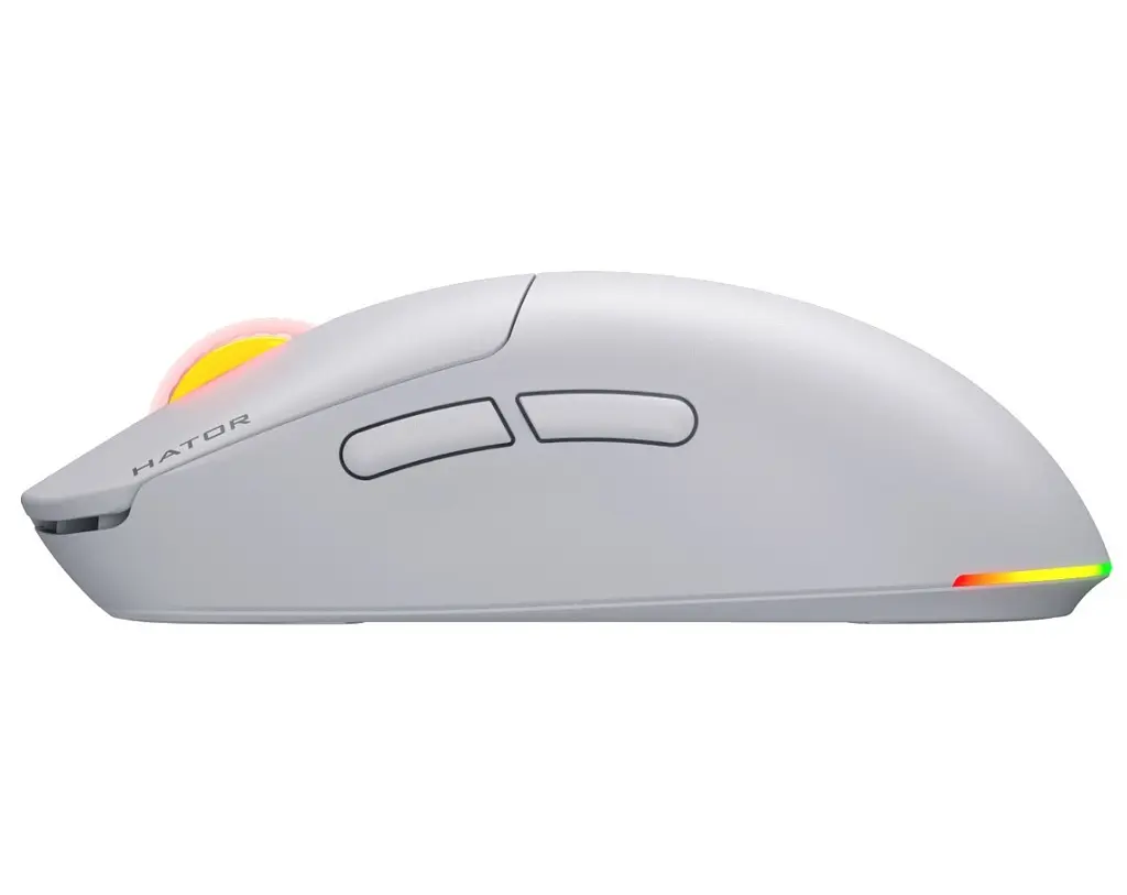 Игровая мышь HATOR HTM-731 Quasar3 Wireless ESports Gaming 12000dpi 35G White - фото 4