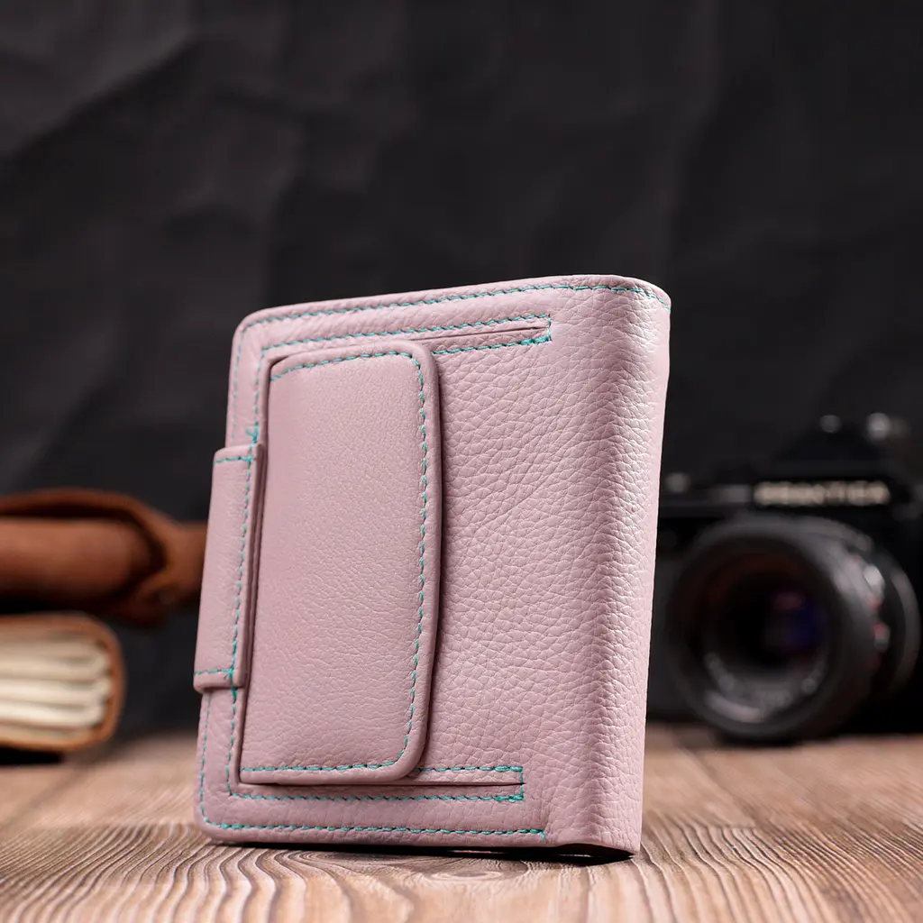 Жіночий шкіряний гаманець ST Leather 10х11.3х1.5 см acs0028368 - фото 8
