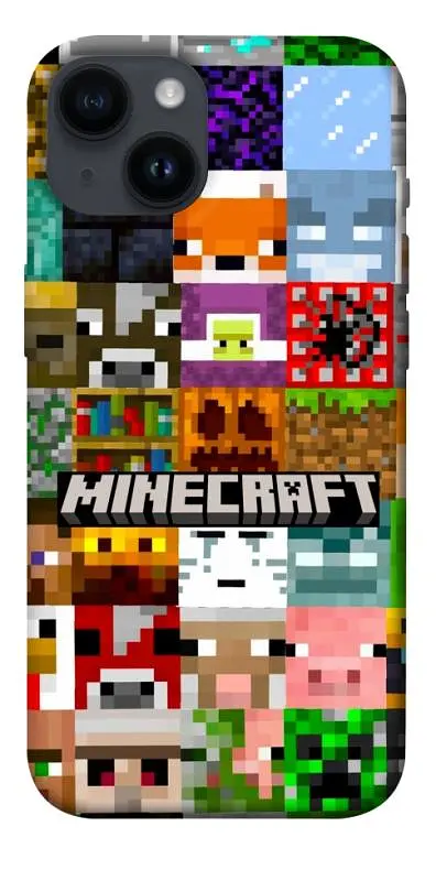 Чохол Demsky Minecraft collage для Apple iPhone 14 (6.1)
