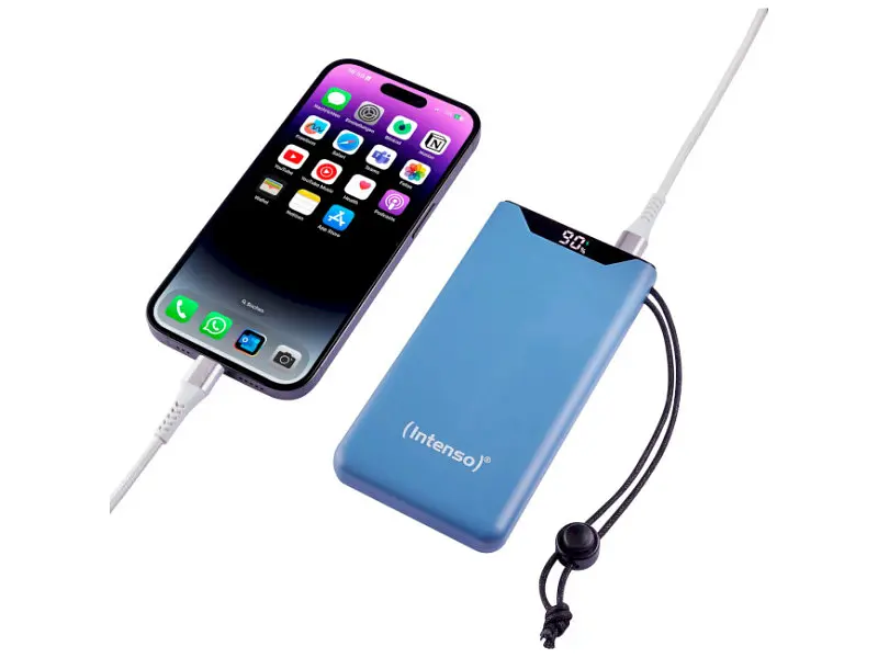 Зовнішній акумулятор (Power Bank) Intenso F10000 10000mAh 18W Blue (7332035) - фото 4