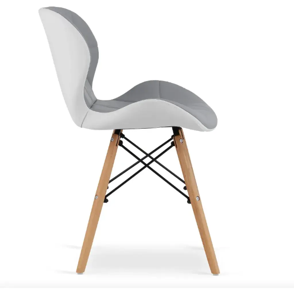 Крісло Leobert Lago Сіро-білий - фото 4