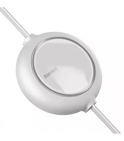 Кабель Baseus Bright Mirror 3-in-1 Cable USB to MicroUSB+Lightning+Type-C 3.5A 1.2m CAMLT-MJ02 white - фото 3