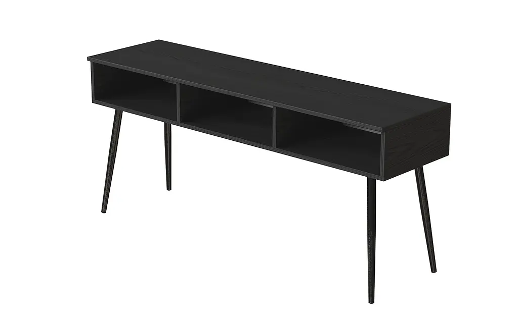 Тумба под телевизор Кентукки Ferrum-decor 45x139x38 Черный металл ДСП Сосна Кембра 16 мм (FRD-106728) - фото 5