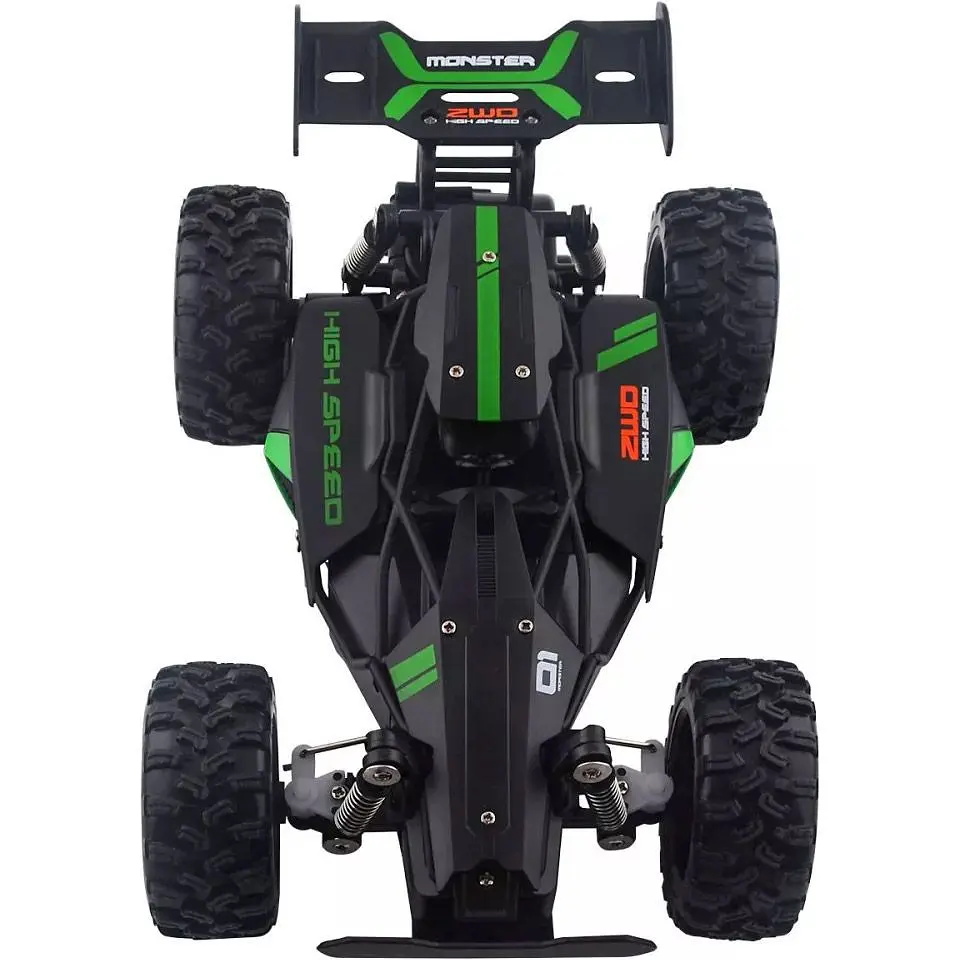 Машинка на радіокеруванні HOTDEER Off-Roader Black/Green [97474] - фото 4