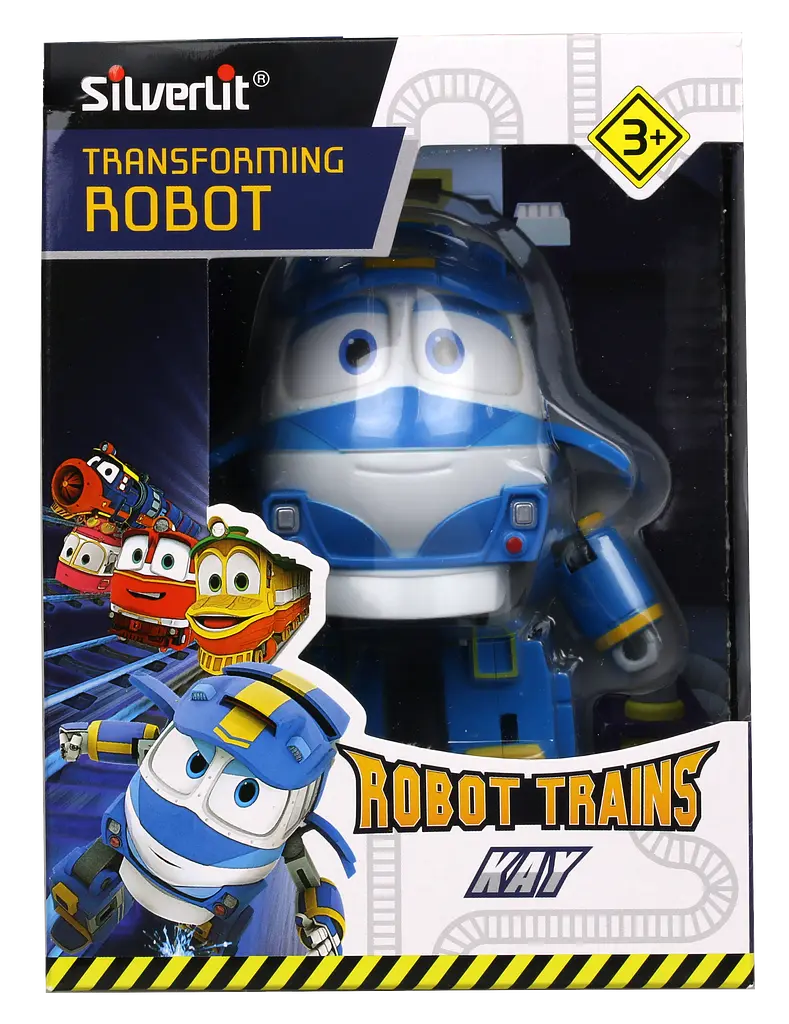 Трансформер паровозик Silverlit Robot Trains Кей, 11,8 см (80164) - фото 5