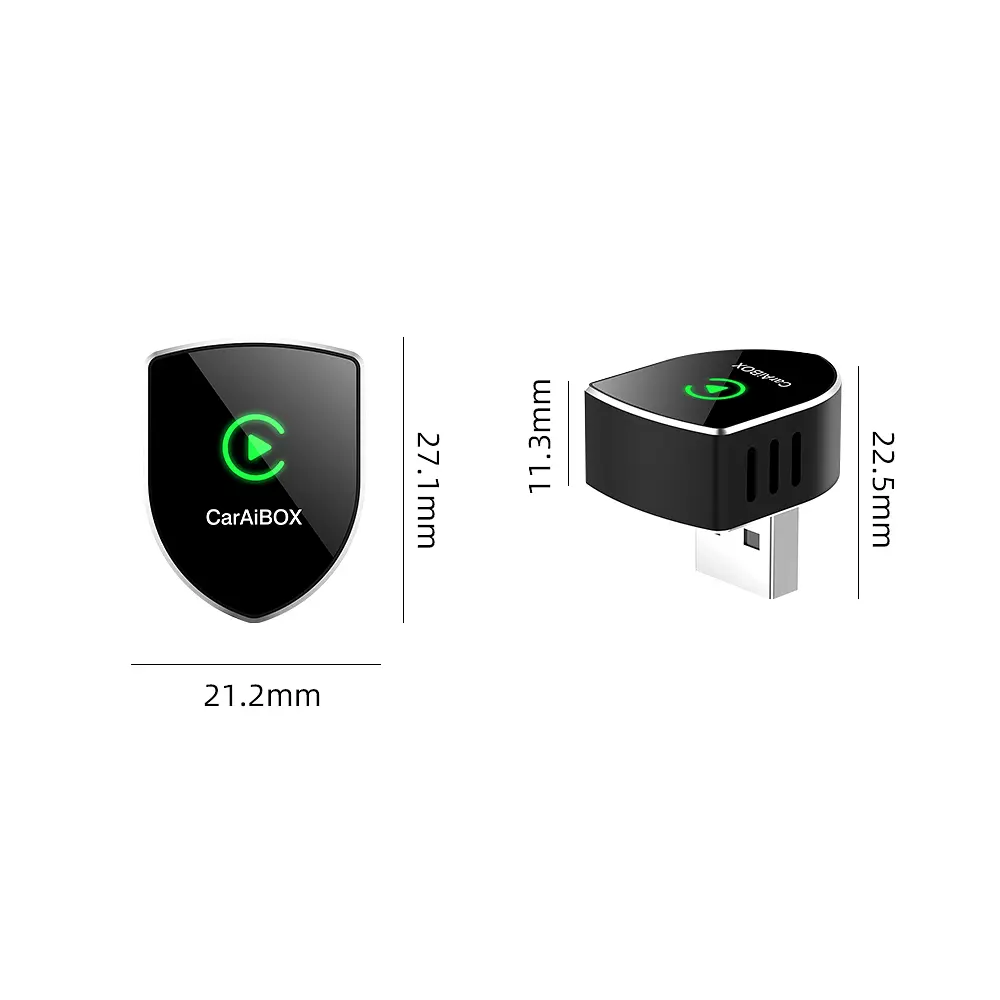 Бездротовий USB адаптер CarAIBOX EC01-DP 2в1 для Apple CarPlay та Android Auto - фото 9