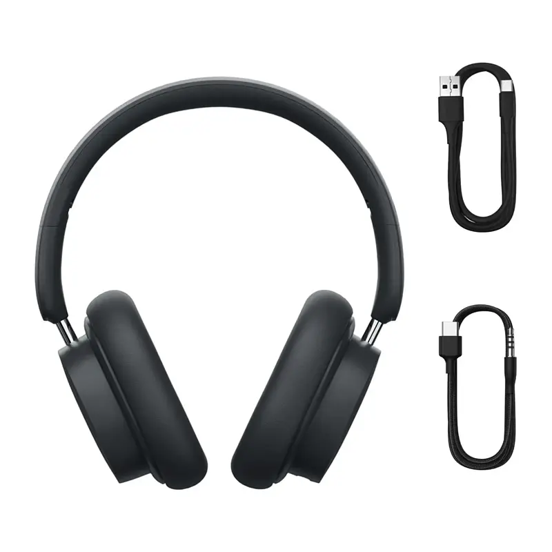 Бездротові накладні навушники Baseus Bowie D05 Wireless Headphones Grey (NGTD020213) - фото 5
