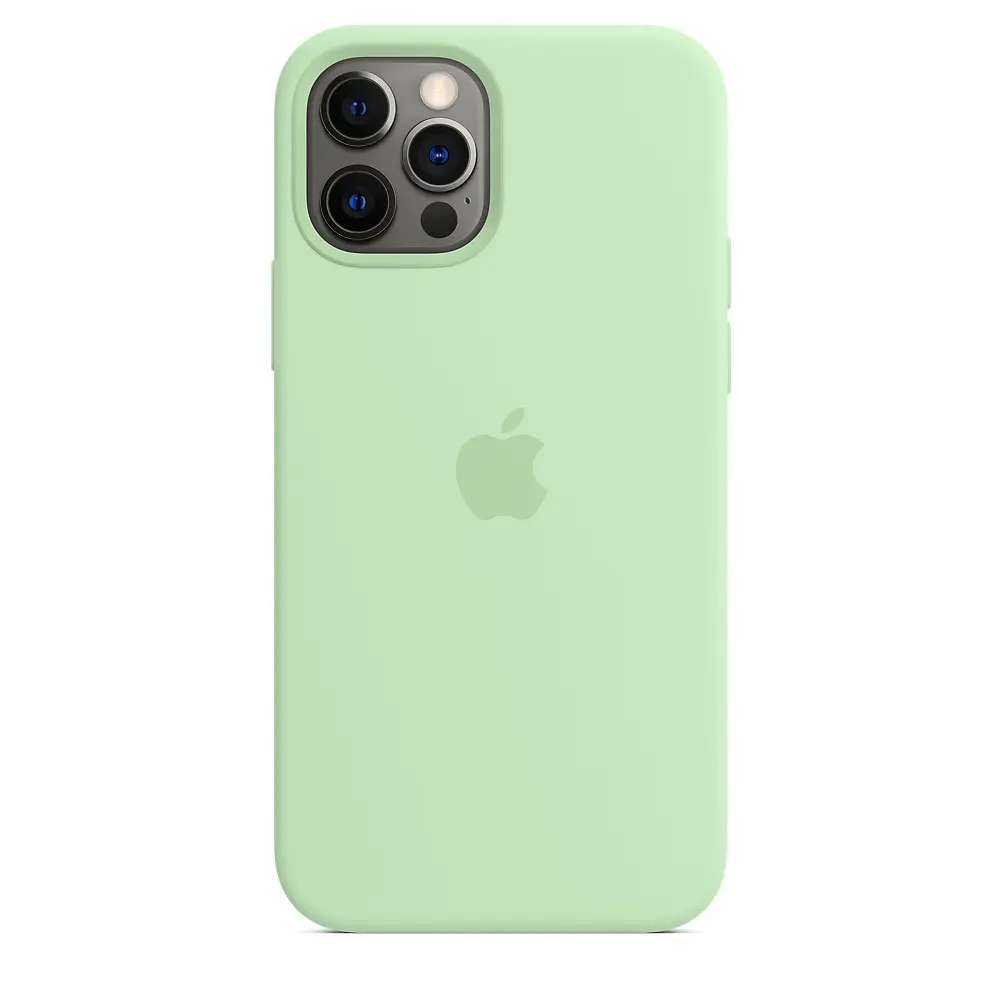 Чохол Silicone Case з MagSafe для Apple iPhone 12 / 12 Pro (Pistachio) ААА [57147] - фото 10