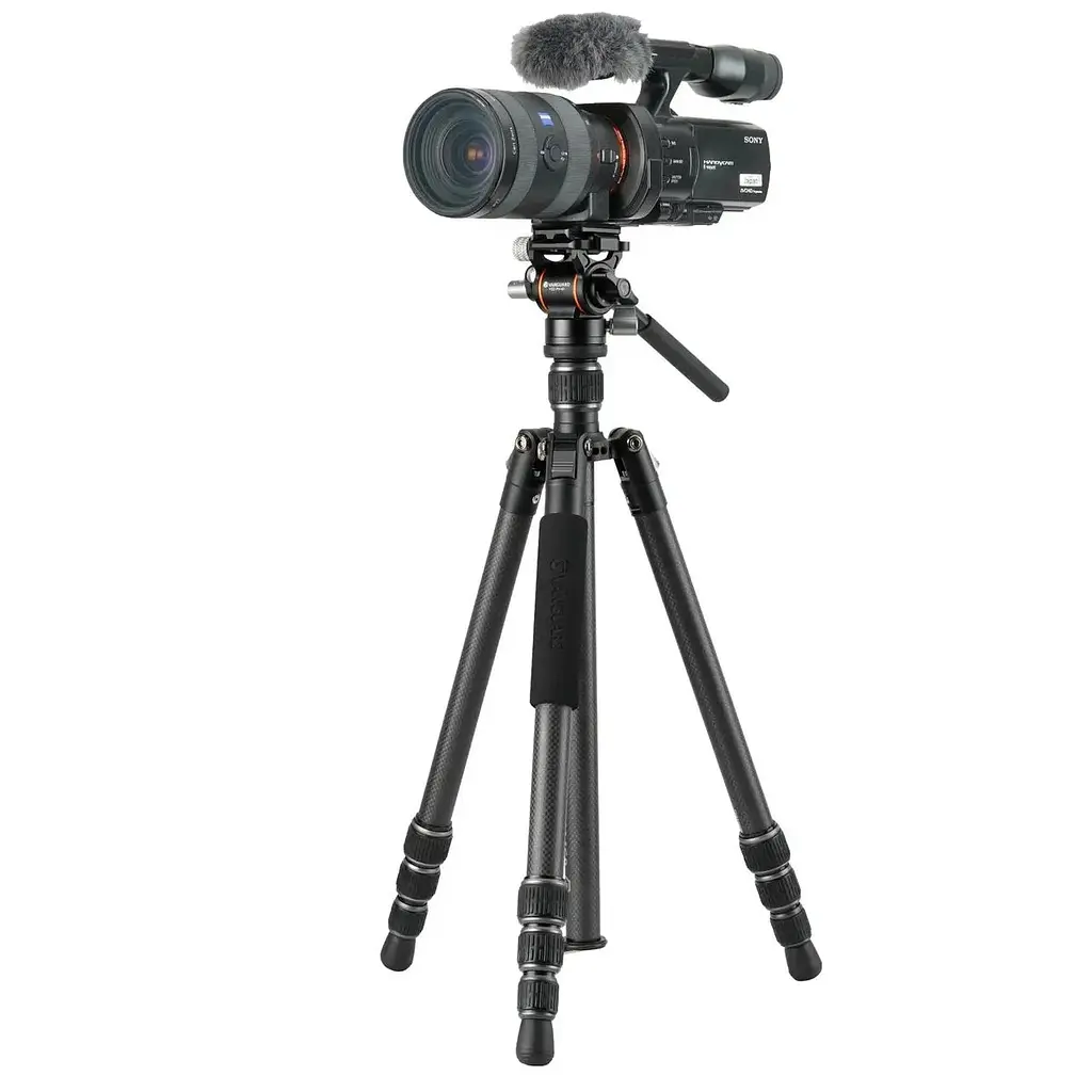 Штатив карбоновий Vanguard Vesta Go 234CV10 з відеоголовкою PV-10, Arca-Swiss, висота 151 см, навантаження до 5 кг - фото 2