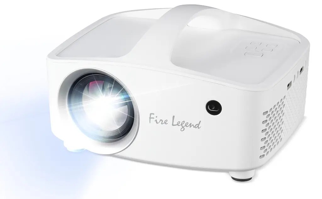 Проектор Acer AOpen QF13s FHD 350 lm LED 1.37 Wi-Fi серый Whale TV - фото 2