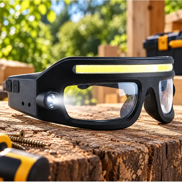 Захисні окуляри LED COB BL HP 2608 led з підсвіткою для ремонту