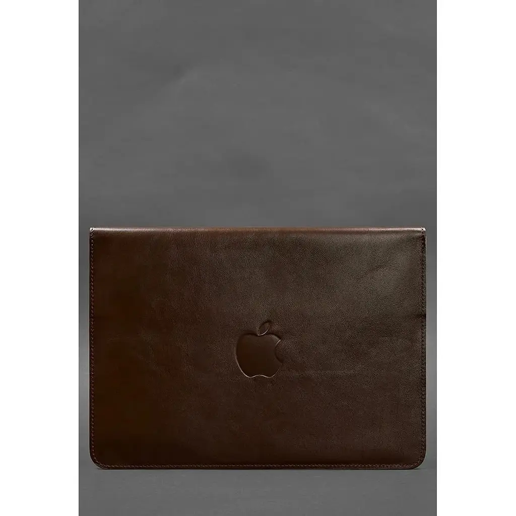 Шкіряний чохол-конверт BlankNote на магнітах для MacBook 16 дюймів Бордовий - фото 2
