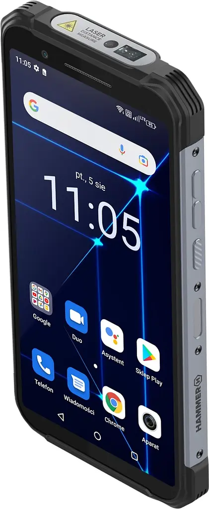 Смартфон Hammer Construction 6/128GB Black Global - фото 4
