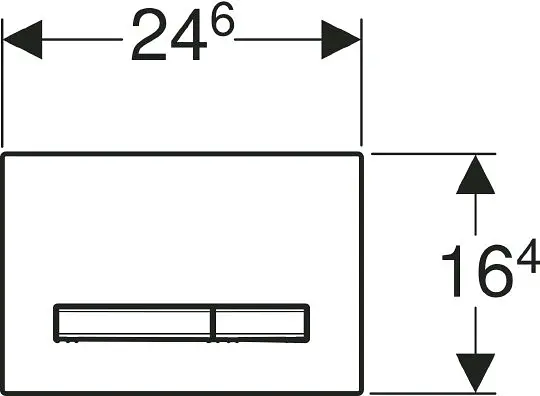 Клавіша змиву Geberit Sigma50 білий, Білий 115.788.11.2 - фото 2