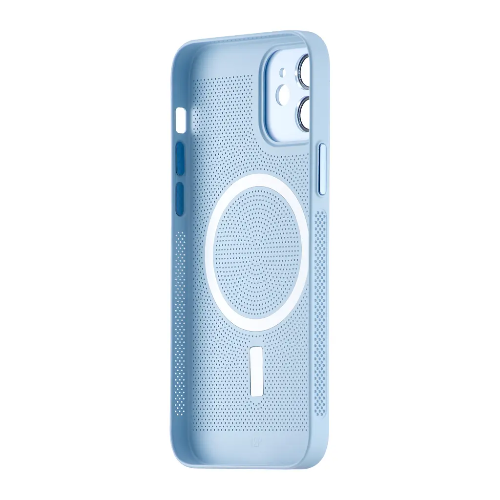 Чохол Perfomed with MagSafe Protected Camera iPhone 12 Light Blue - фото 3