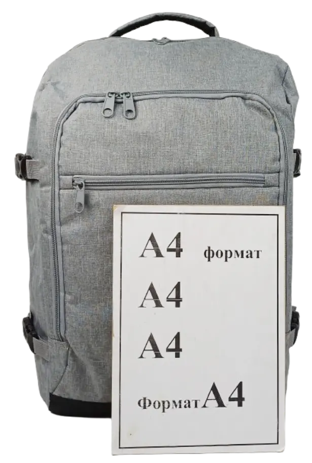 Рюкзак дорожній великий Live in style 40 л 54x35x20 см кишеня для ноутбука відділення для одягу трансформер хакі - фото 5