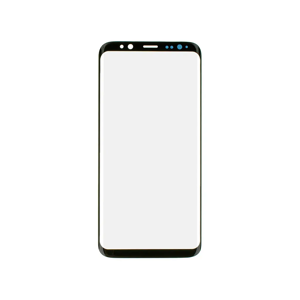 Скло корпусу з рамкою для Samsung Galaxy S8 G950 чорний - фото 2