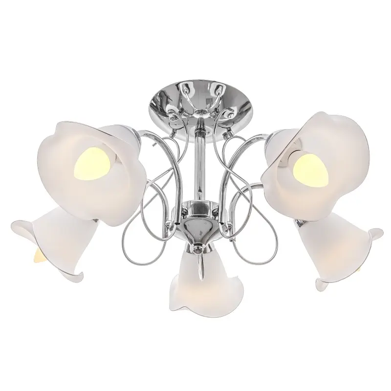 Люстра потолочная Brille в спальню E14 40W CH (LK-574C/5) - фото 5