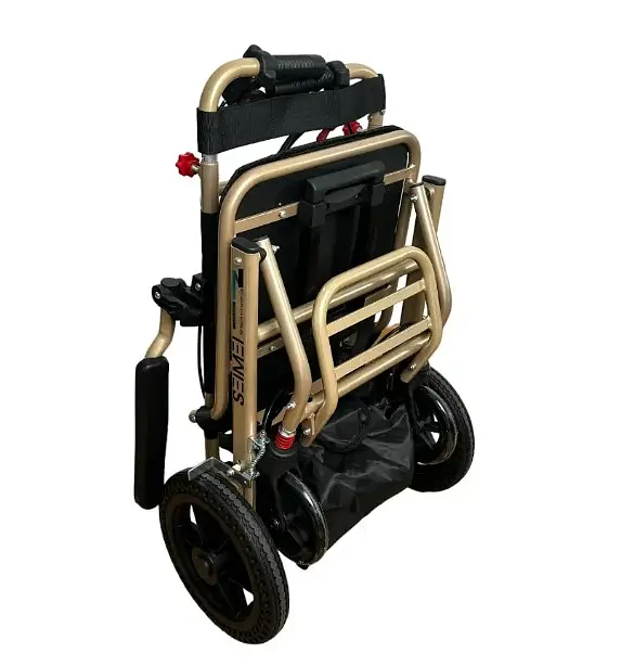 Кресло-каталка Vera Medical с ручными тормозами для людей с ограниченными возможностями весом до 100 кг (VRM-07) - фото 3