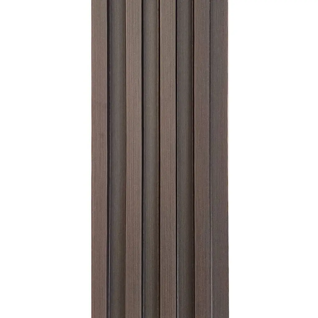 Декоративна стінова рейка Sticker Wall  160x23x3000мм (D) SW-00001535 Темно-коричнева - фото 5