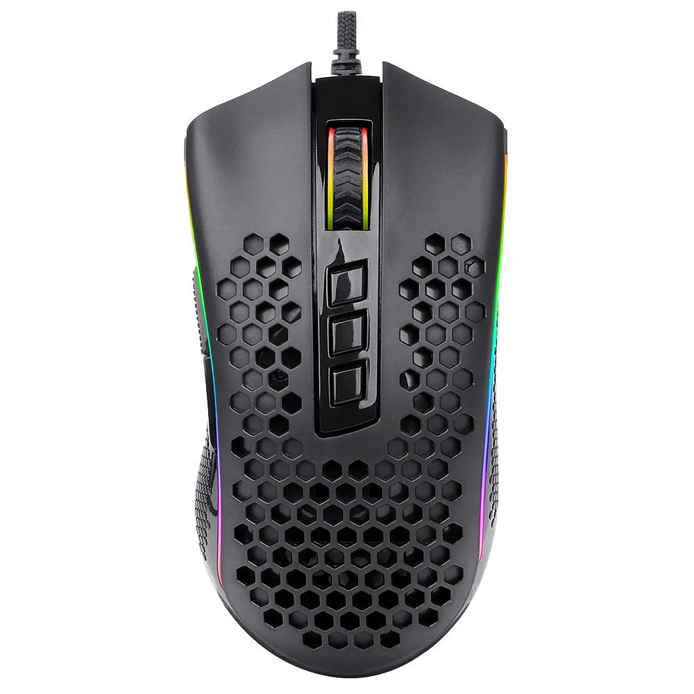 Комп'ютерна мишка Redragon Storm M808 RGB Optical ігрова 12400dpi. 7кн. Ultralight чорна (77854) - фото 7