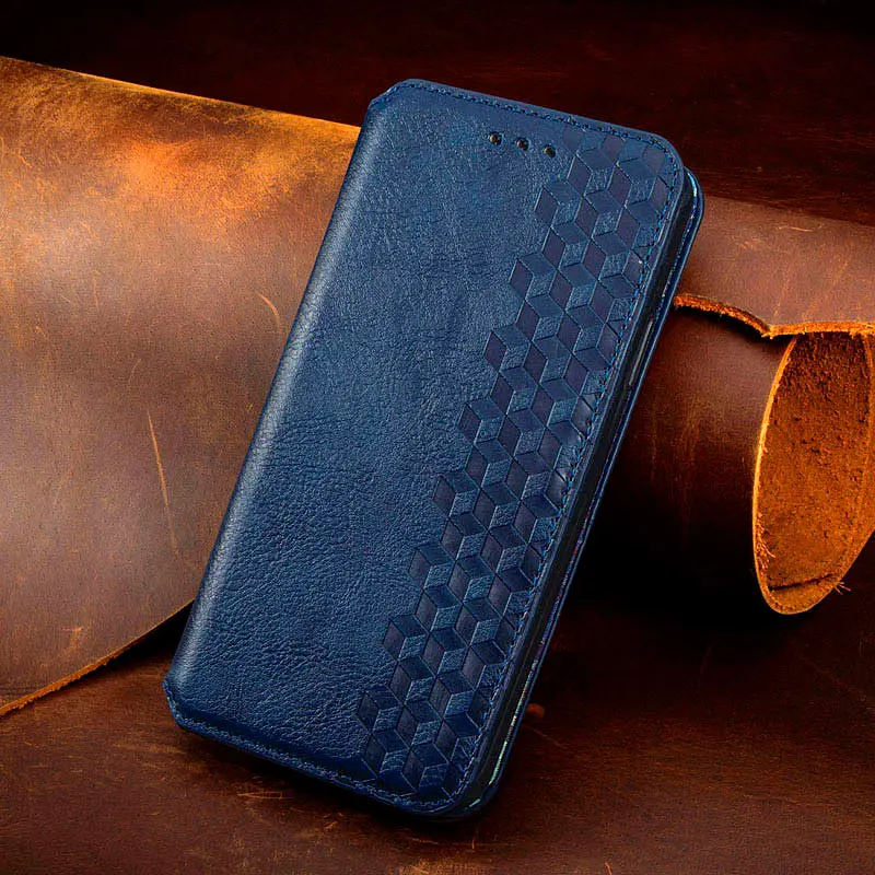 Чехол-книжка GETMAN Cubic Cover Case для Xiaomi Redmi Note 12 Pro 4G/ 11 Pro 4G/ 5G Blue [96747] - фото 5