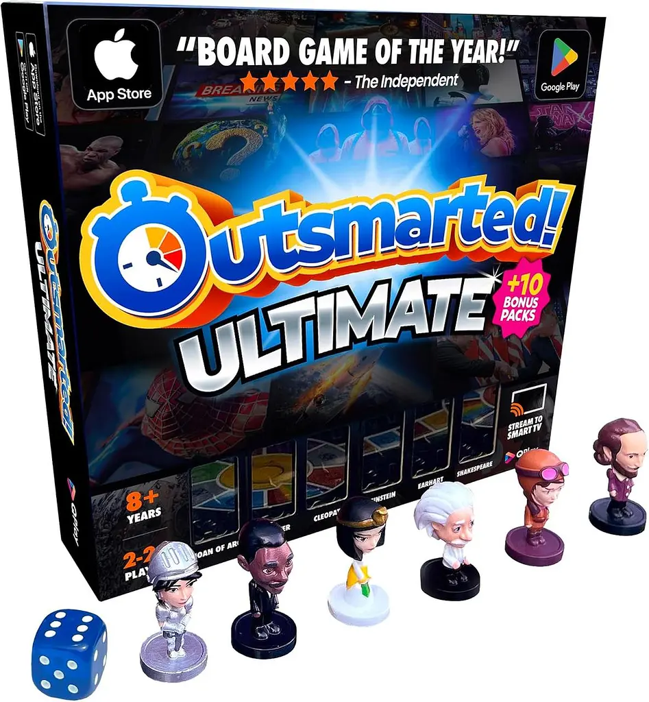 Сімейна настільна гра-вікторина Outsmarted Ultimate Edition з мобільним додатком - фото 8