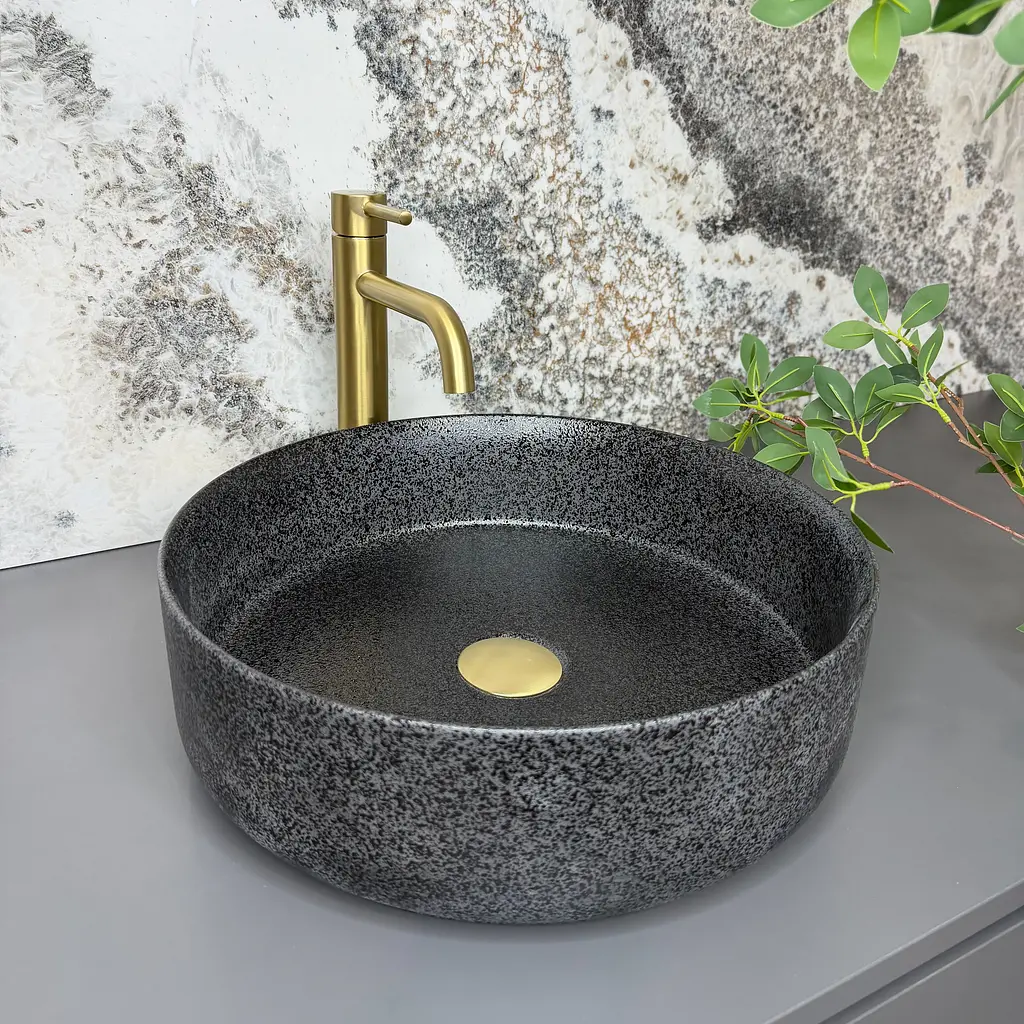 Умивальник VBI Prato L Space накладний 39x39 см black matt VBI-011418