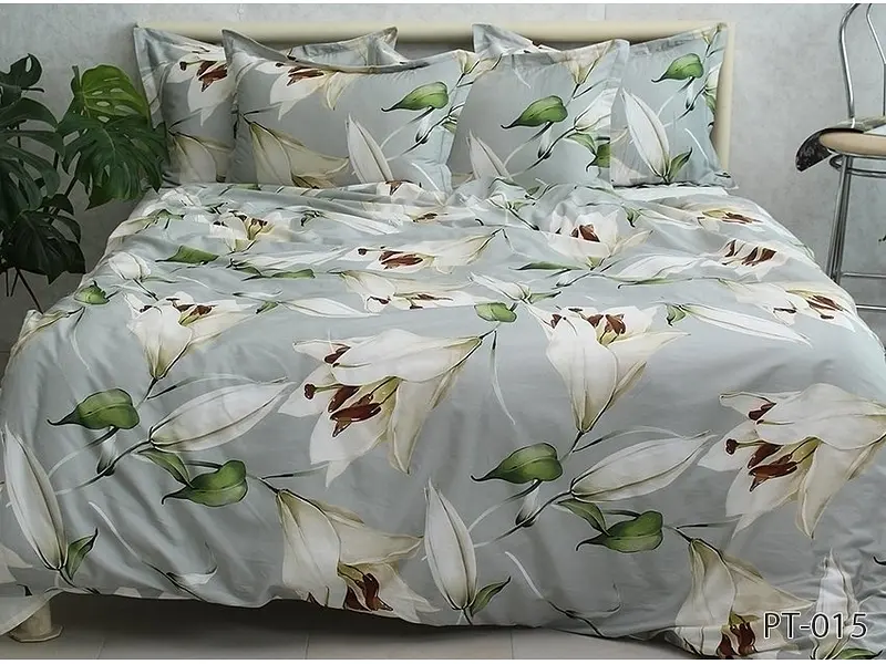 Комплект постільної білизни з компаньйоном Євро TAG tekstil pbe0042341 - фото 2