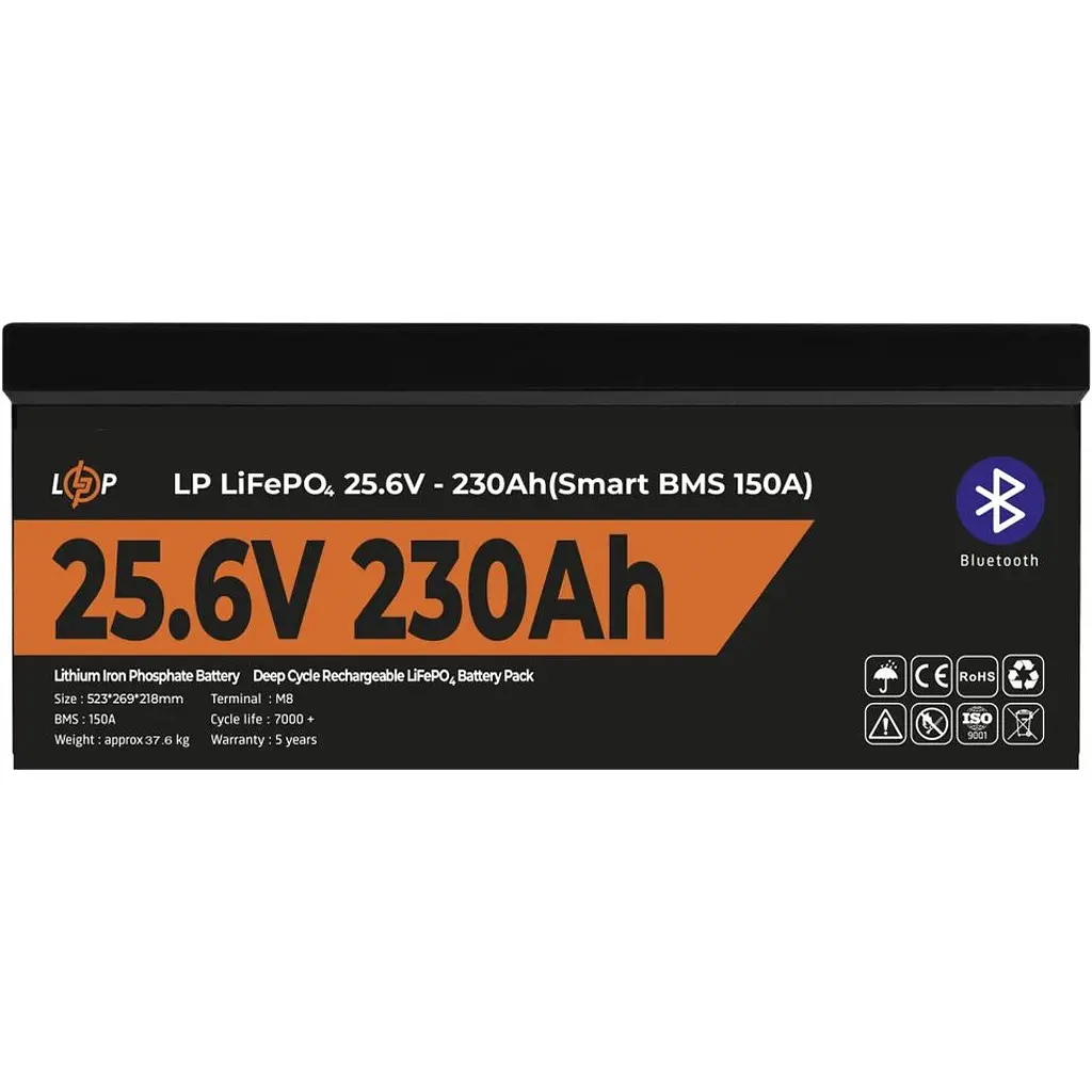 Акумулятор LogicPower LiFePO4 24V 25.6V/230Ah/5888Wh [30384] [125763] - фото 2