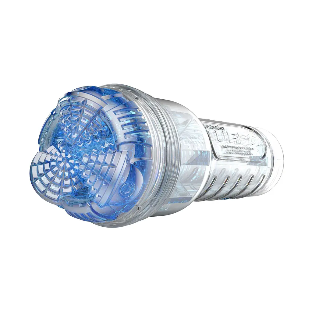 Мастурбатор Fleshlight Turbo Core Blue Ice, оральний секс (глибоке горло) - фото 2