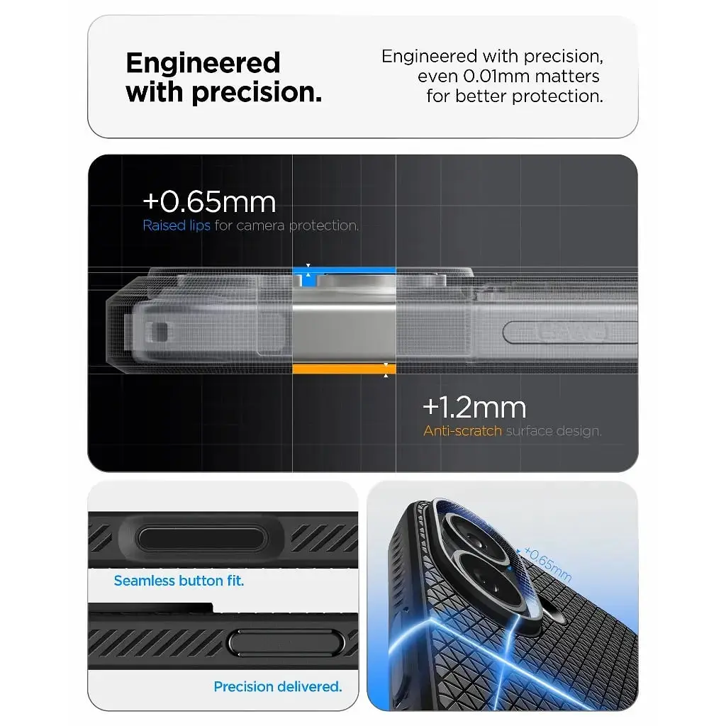 Чохол Spigen для iPhone 17, Liquid Air, Matte Black teh0019360 - фото 3