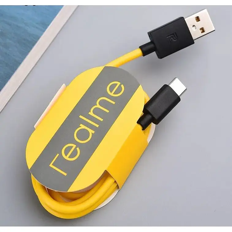 Кабель Data Cable Fast Charging 27W / 3A 1m USB на Type-C / USB-C для Realme yellow - фото 5