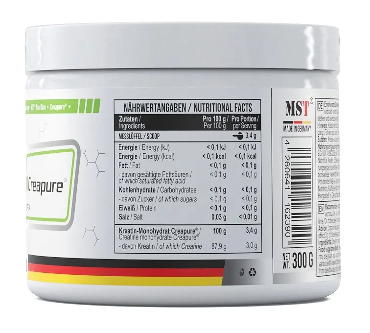 Мікронізований Креатин MST Nutrition Моногідрат Creapure® Creatine Pro - 300 г - фото 2