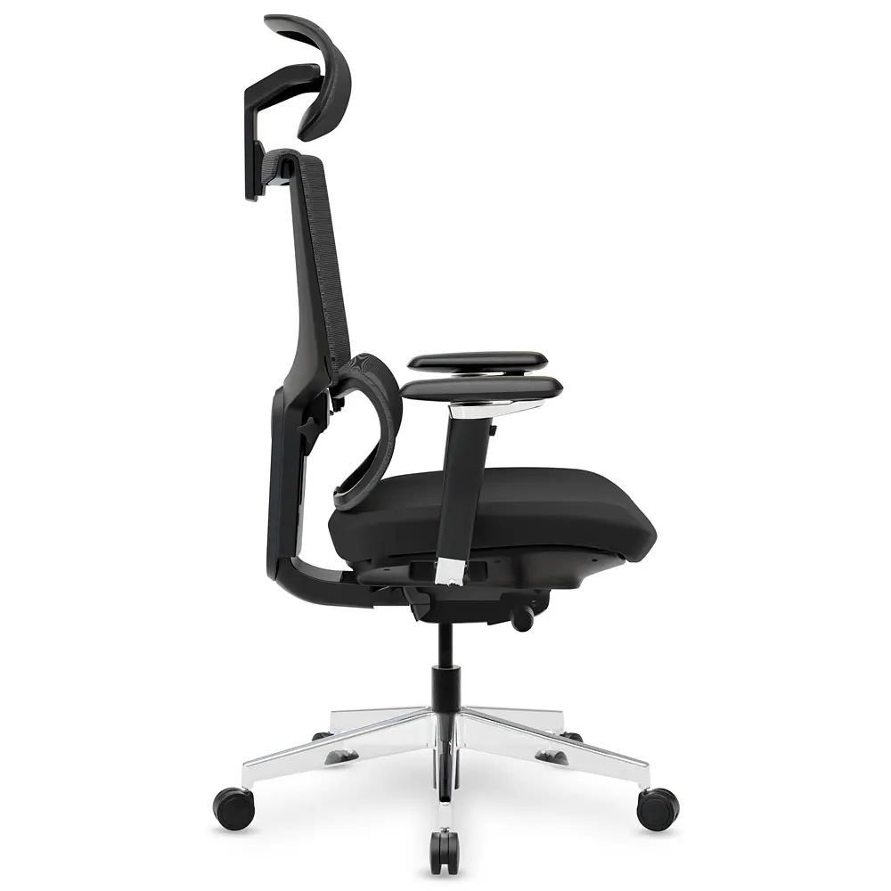 Крісло Mealux S8 Air Fabric Black (арт. HF-S8P F/B) - фото 7