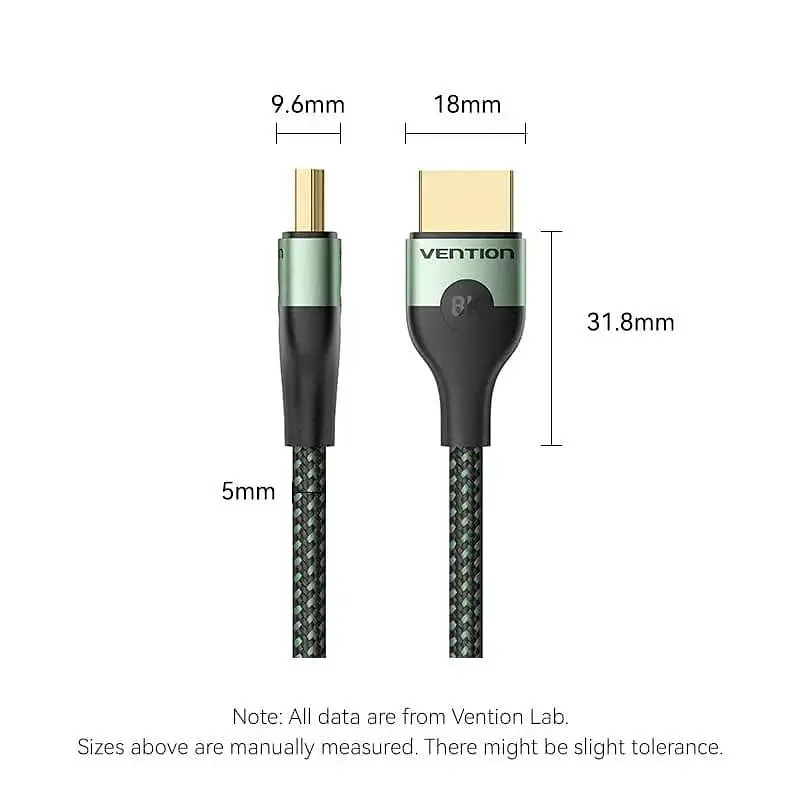 Кабель Vention HDMI-HDMI V 2.1 1.5 м (ALOGG) - фото 9