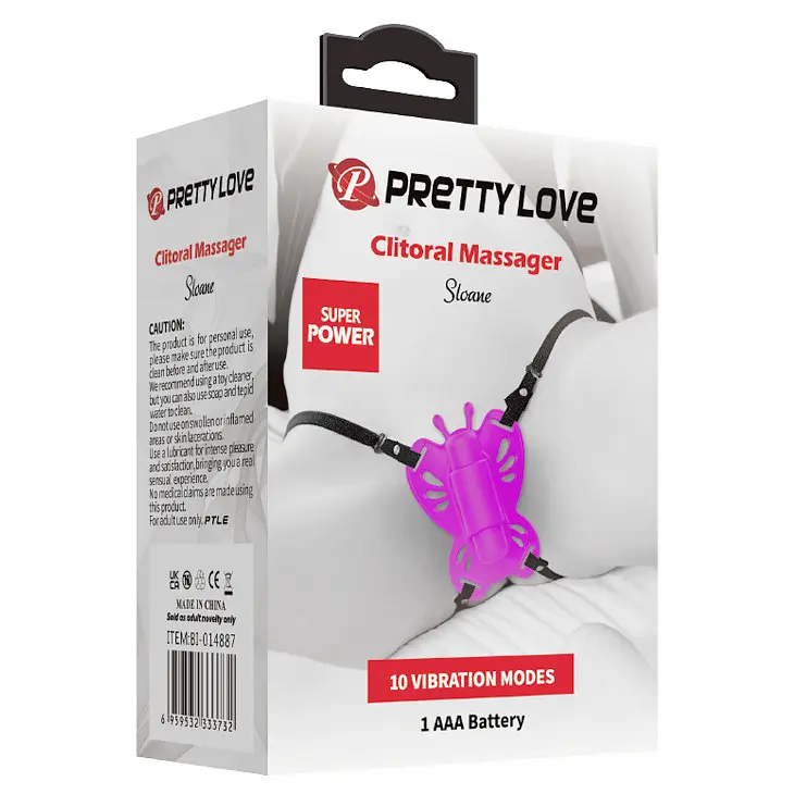 Вібратор кліторальний в трусики метелик Pretty Love - фото 6