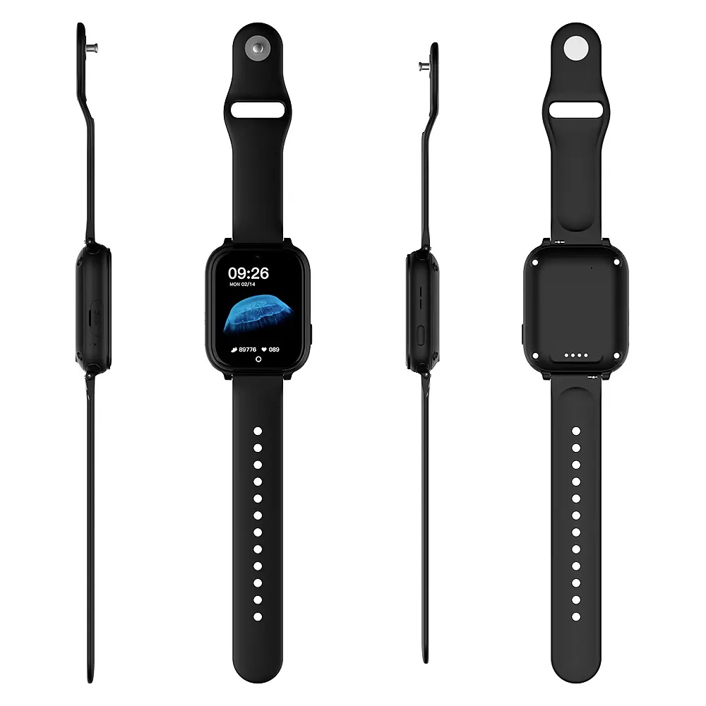 Смарт годинник-телефон дитячі Wonlex CT25 з відеодзвінком WI-FI GPS SIM-карта Black (18358) - фото 4