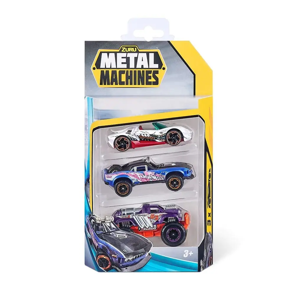 Машинки Zuru Metal Machines Car в ассортименте 3 шт. (6715) - фото 4