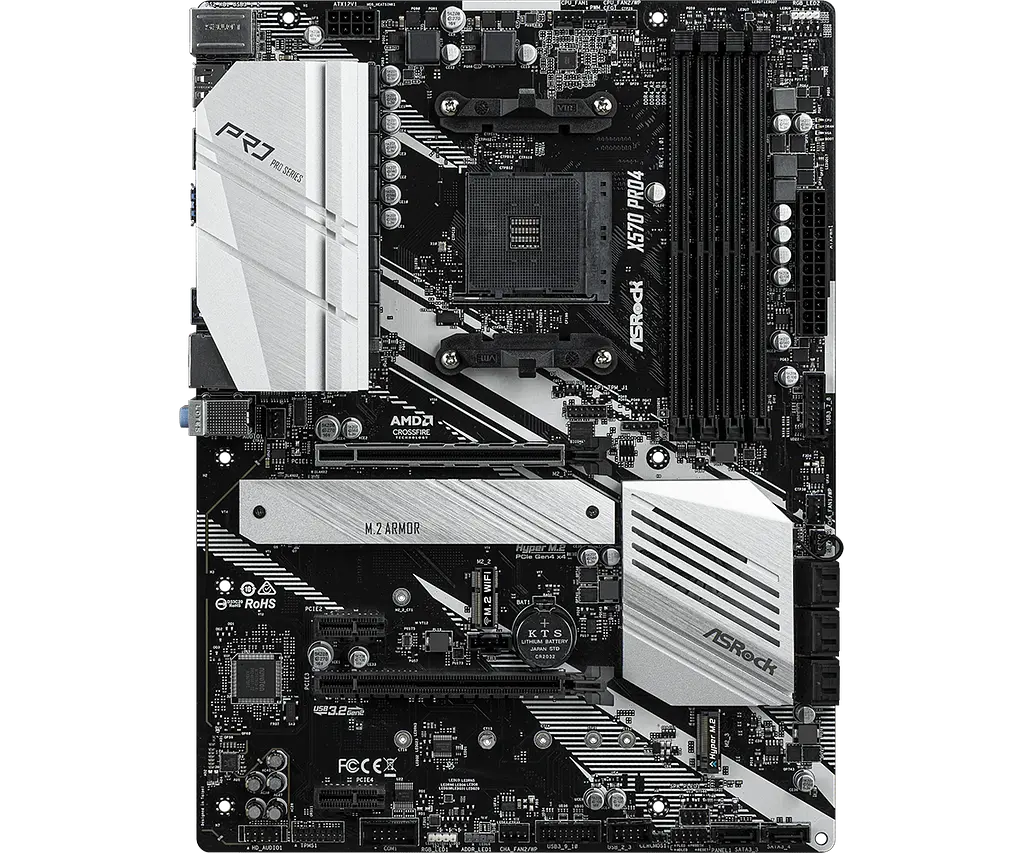 Материнська плата ASRock X570 Pro4 Socket AM4 (X570 Pro4) Б/В - фото 5