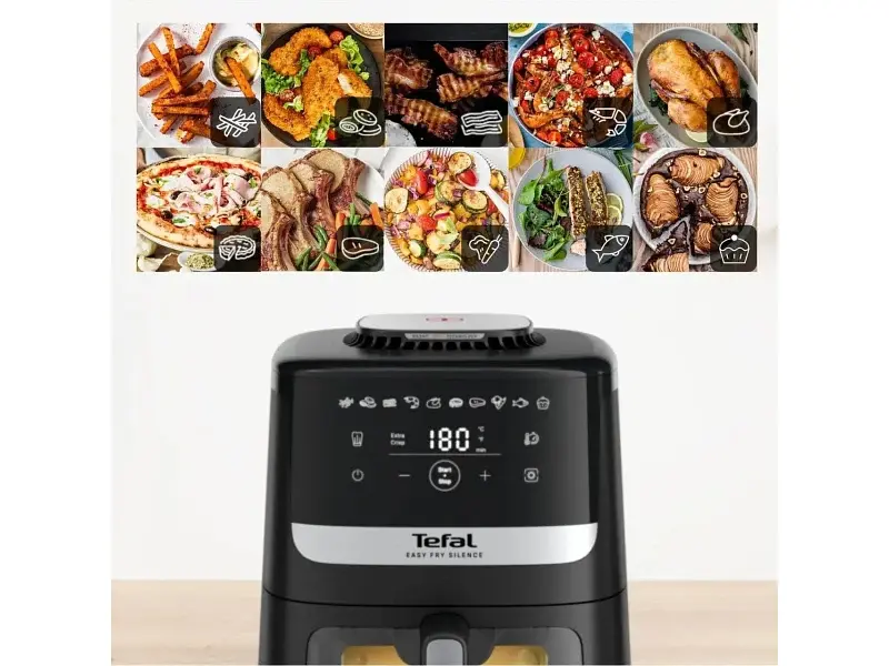 Мультипіч (аерофритюрниця) Tefal Easy Fry Silence Vision XL EY5568E0 - фото 5