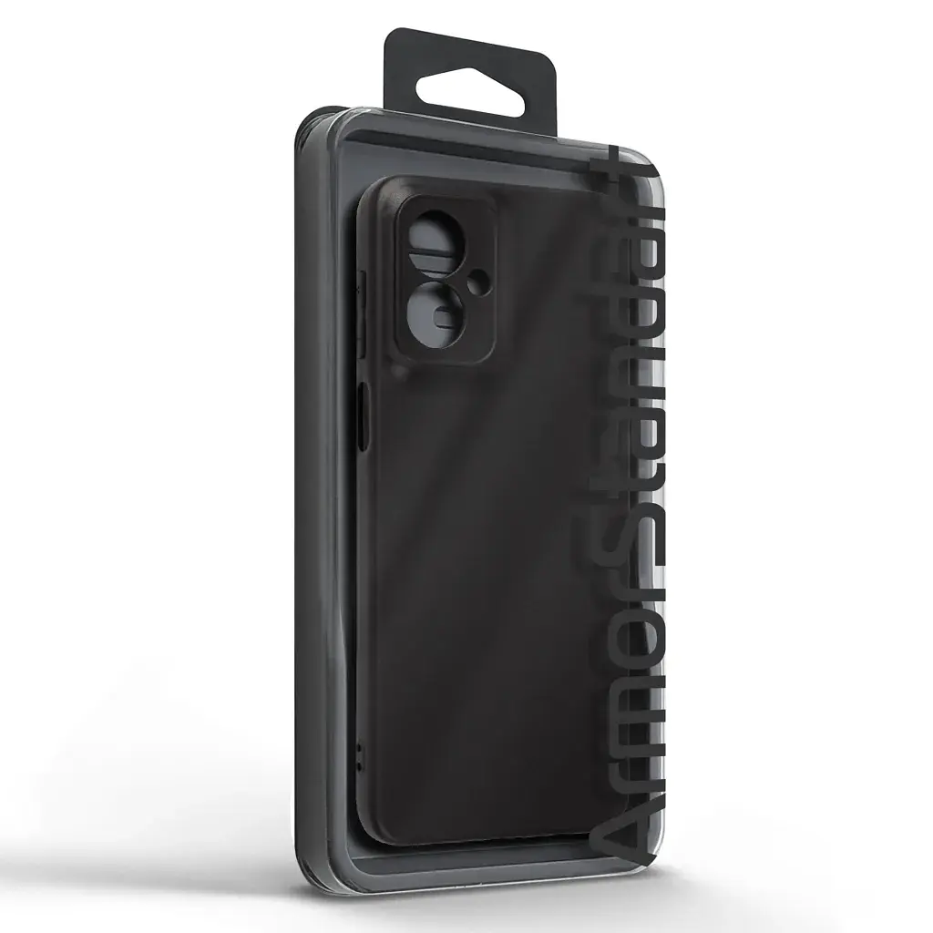 Чохол до мобільного телефона Armorstandart Matte Slim Fit Motorola G55 5G Camera cover Black (ARM81199) - фото 5