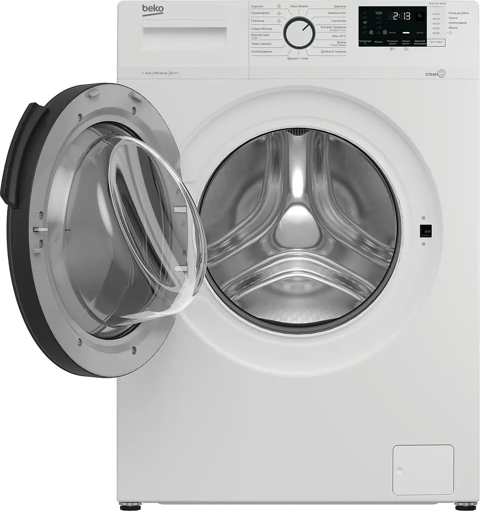 Пральна машина Beko фронтальна WUE6512XBCW (WUE6512XBCW) - фото 2