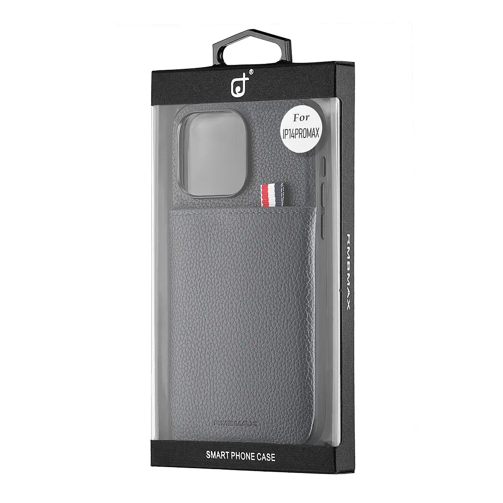 Чохол Jinduka Leather Pocket iPhone 14 Pro Max Black - фото 2