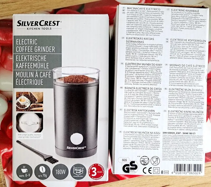 Кавомолка Silver Crest SKME 180 C1 - фото 6