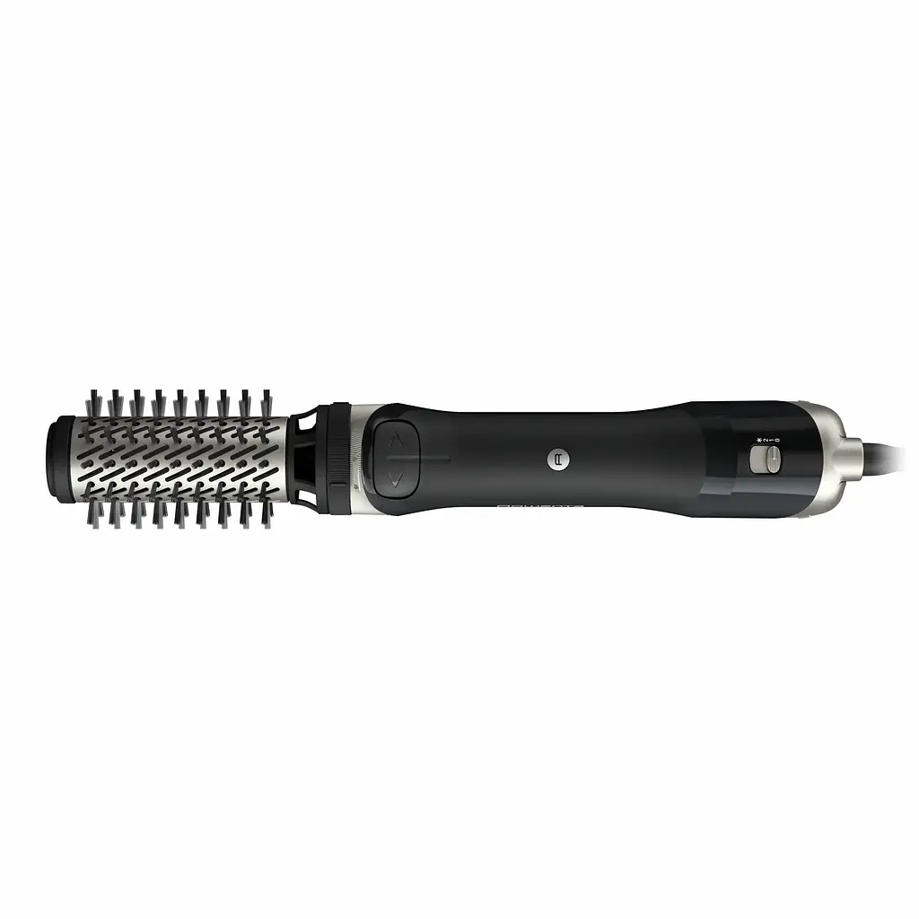 Фен Rowenta-щетка Renewal Brush Active, 1000Вт, 3 режима, ионизация, холодный обдув, обертывающая насадка, 5 насадок, керамика, черный насадка, 5 насадок, керамика, черный - фото 2